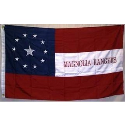 Texas Cavalry Magnolia Rangers Flag Double Nylon Embroidered 3 x 5 ft.