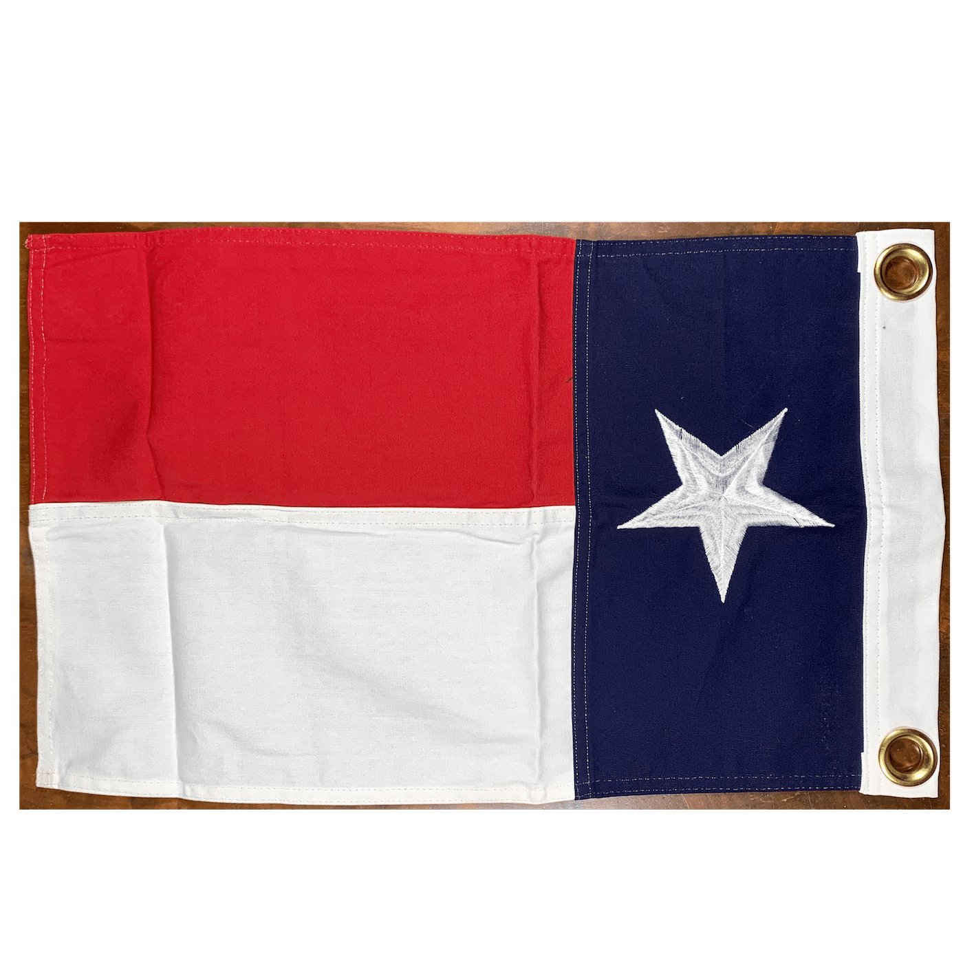 Texas Flag - Cotton - 12 x 18 with grommets Bonus Lapel Pin - Image 3