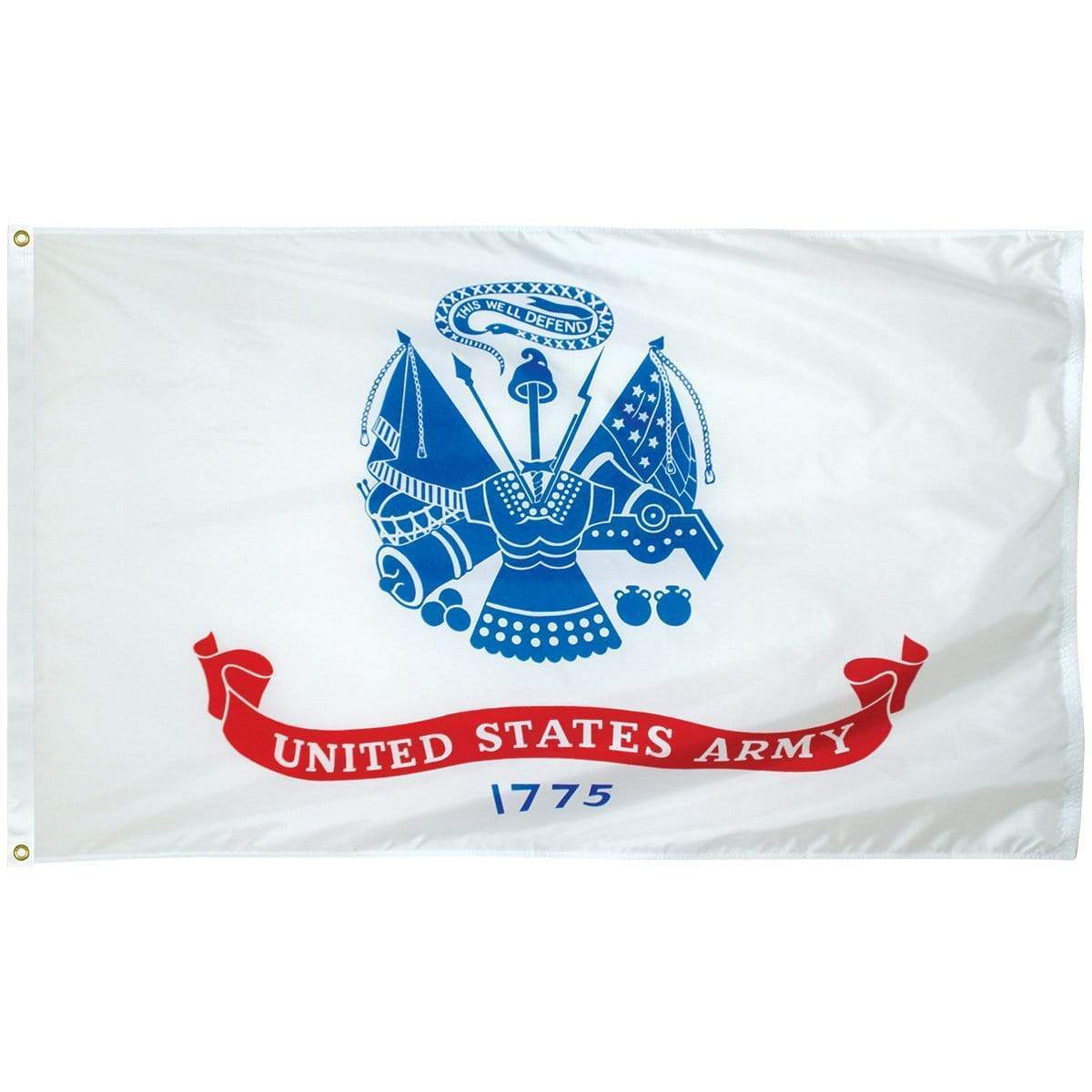 US Army Flag 12 X 18 inch with grommets Standard