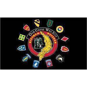 Vietnam Veteran Insignia Flag 3 X 5 ft. Standard