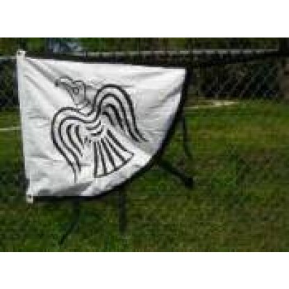 Viking Raven Flag - Cotton  2 x 3 ft.