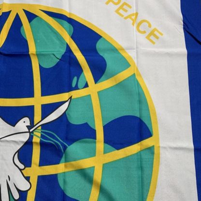 World Peace Dove Over Globe Flag - 3 X 5 ft. Rough Tex - Image 4