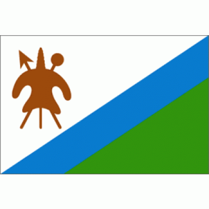 Lesotho Flag 3 X 5 ft. Standard