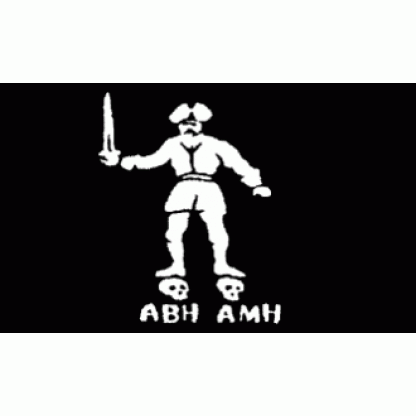 Pirate "Black Bart" Bartholomew Roberts 2nd Flag 3 X 5 ft. Standard