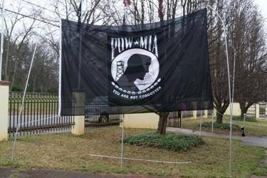 POW/MIA Double Knitted Nylon 4 x 6 Flag