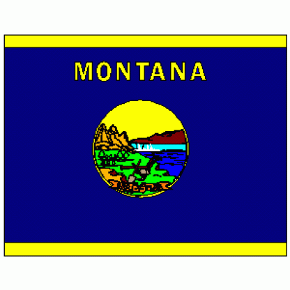 State of Montana Flag 2 X 3 ft. Junior