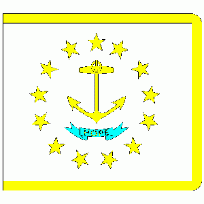 State of Rhode Island Flag 2 X 3 ft. Junior