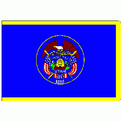State of Utah Flag 2 X 3 ft. Junior