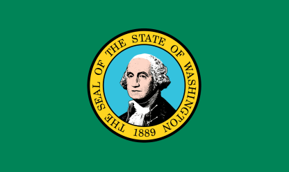 State of Washington Flag (Washington State Flag) 3 X 5 ft. Standard
