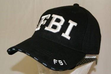 FBI Cap / Hat / Ballcap - Black