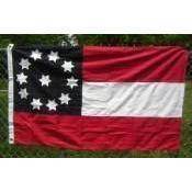 Georgia 2nd Infantry Confederate Flag - Cotton 3 x 5 ft.