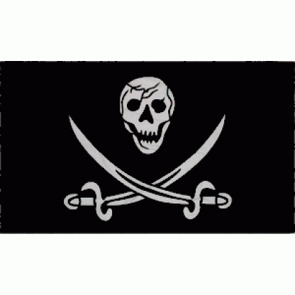 Pirate Skull w/ Swords Flag 3 X 5 ft. Standard