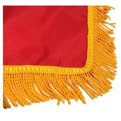 Florida Flag - Indoor sleeve hem with Fringe - All Sizes - Nylon Dyed Made in USA - Image 3