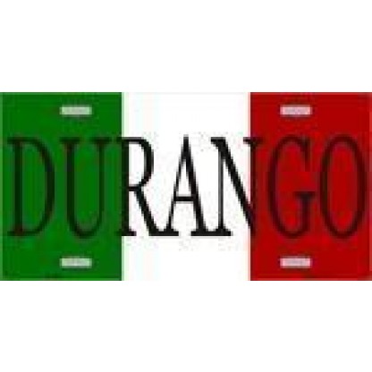 Durango, Mexico License Plate