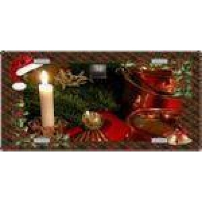 Holiday Setting Full Color License Plate