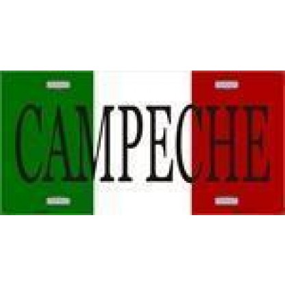 Campeche, Mexico License Plate
