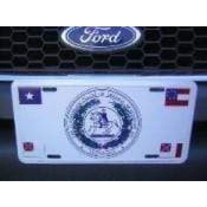 CSA Seal 4 flags License Plate