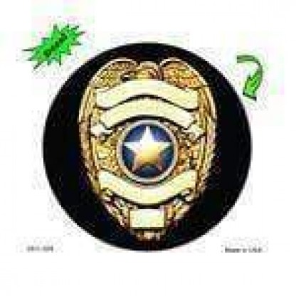 Police Badge Color Decal