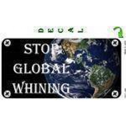 Stop Global Whining Decal
