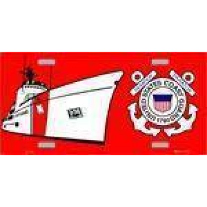 US Coast Guard  License Plate