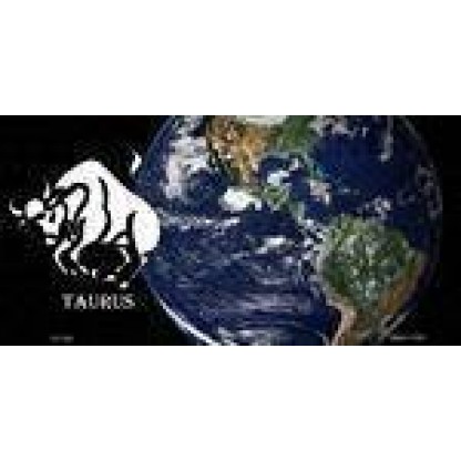 Zodiac Taurus License Plate