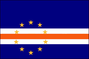 Cabo Verde 2 x 3 Nylon Dyed Flag (USA Made)