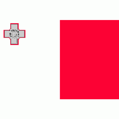 Malta Flag 3 x 5 Nylon Dyed Flags (USA Made)