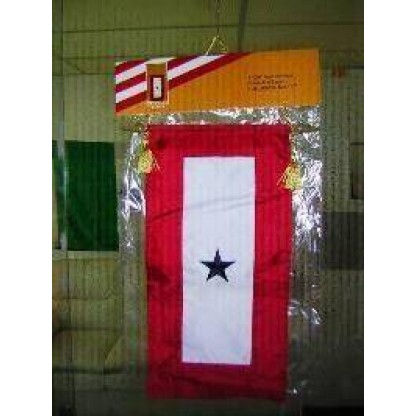 Service One Star Flag 8 x 16 inch with grommets