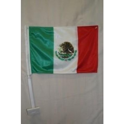 Mexico Double Sided Car Flags