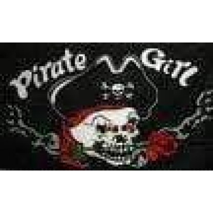 Pirate Girl Flag 3 X 5 ft. Standard