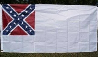 stainless banner 2nd national confederate flag for sale