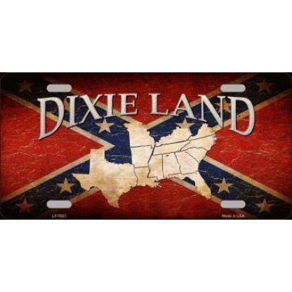 Dixieland License Plate (USA Made)