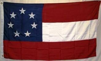 7 stars and bars flag nylon embroidered