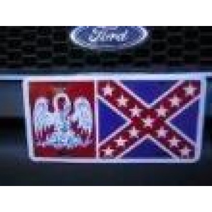 Louisiana Battle LA Confederate License Plate