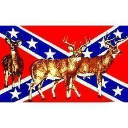 Rebel Deer Flag 3 X 5 ft. Standard
