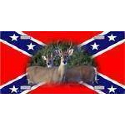 Rebel Deer Photo License Plate