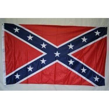 Rebel Flag, Confederate Battle Flag Knitted Nylon 4 x 6 Ft. Flag