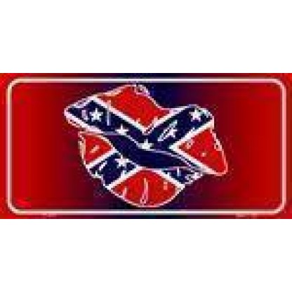 Rebel Kiss License Plate