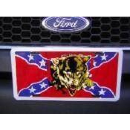 Rebel Wolf License Plate