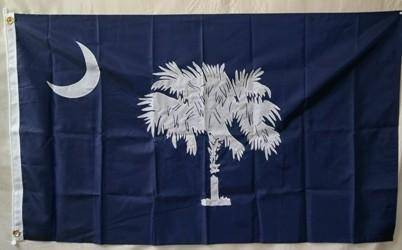 State of South Carolina Flag Nylon Embroidered Flag 5 x 8 ft.