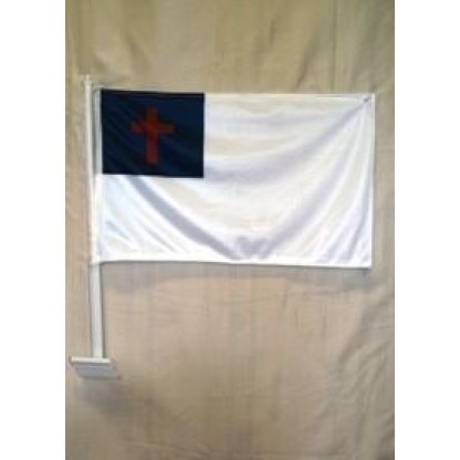 Christian Double Sided Car Flag
