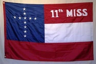 11th Mississippi Flag - Nylon Embroidered 4 x 6 ft.