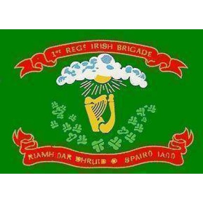 1st Regiment Irish Brigade Flag 3 X 5 ft. Standard