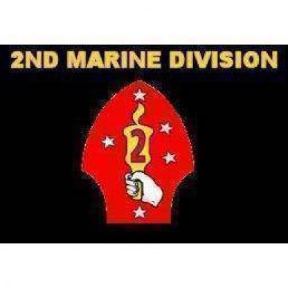 2nd Marine Division Flag 3 X 5 ft. Standard