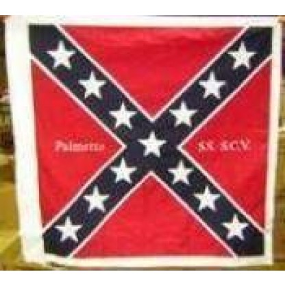 52 x 52 Inch Palmetto SS SCV Cotton Flag
