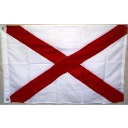 Alabama Double Nylon Embroidered Flag 5 x 8 ft Jumbo