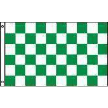 Checkered Flag Green and White Flag 3 X 5 ft. Standard