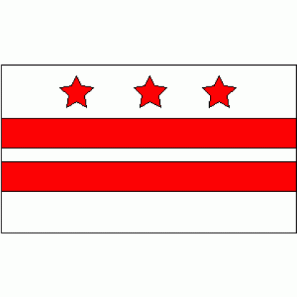 District of Columbia Flag (Washington D.C. Flag) 3 X 5 ft. Standard