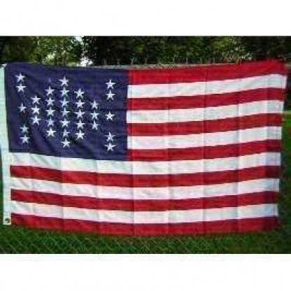 Fort Sumter USA Double Nylon Embroidered Flag 3 x 5 ft.