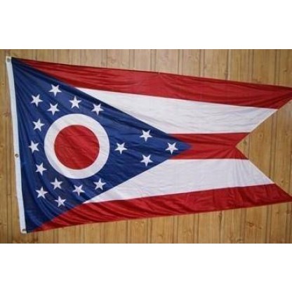 Ohio Knitted Nylon 5 x 8 Flag